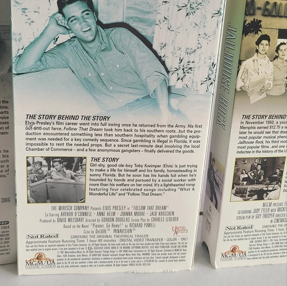 Elvis Presley commemorative Collection VHS set of 4 - Picture 7 of 9